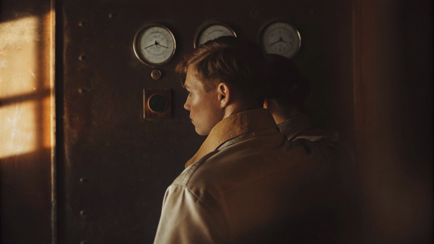 Editorial photograph of a hand adjusting a single dial with intent